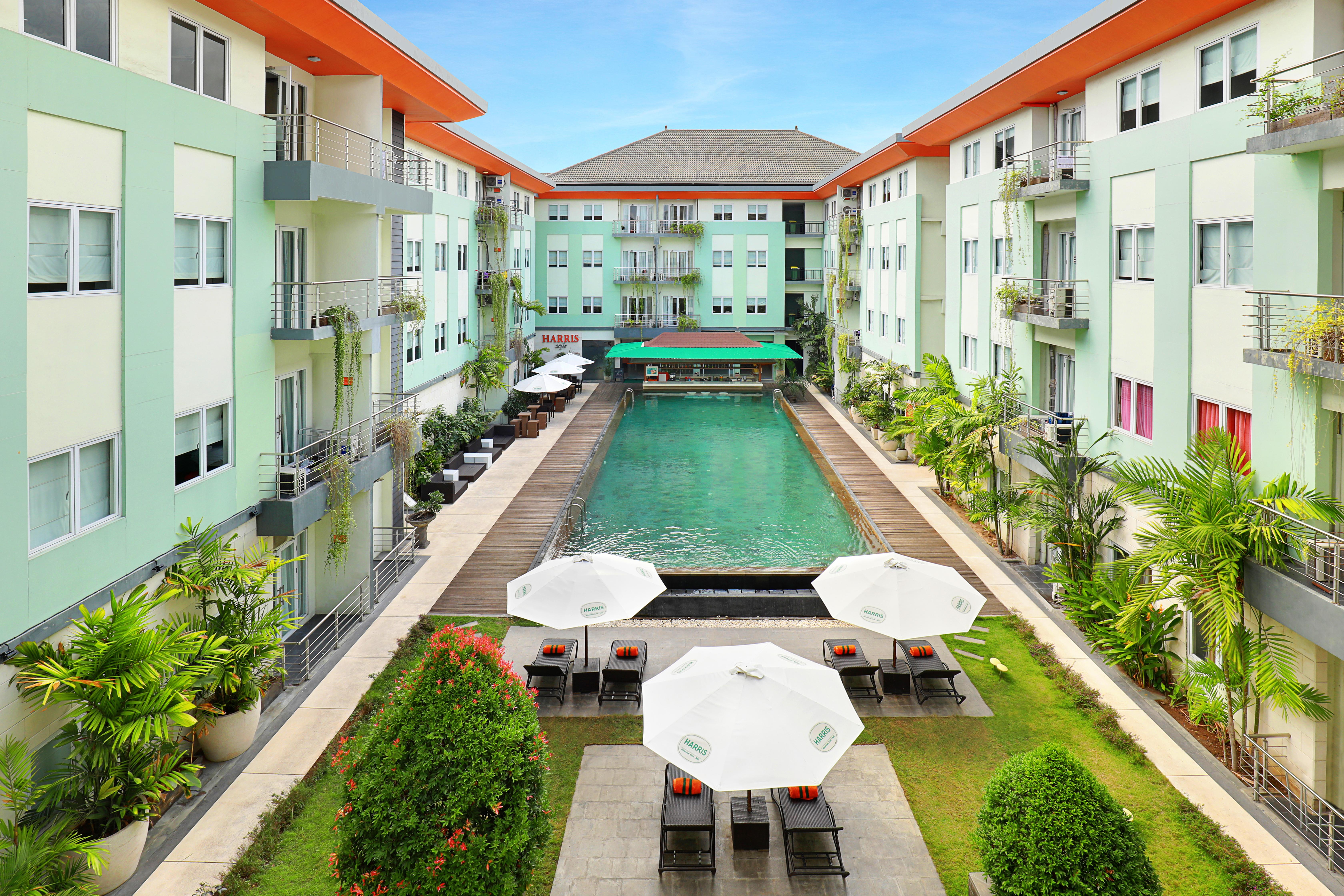 Harris Hotel & Residences Riverview Kuta, Bali Kuta Lombok Exteriör bild